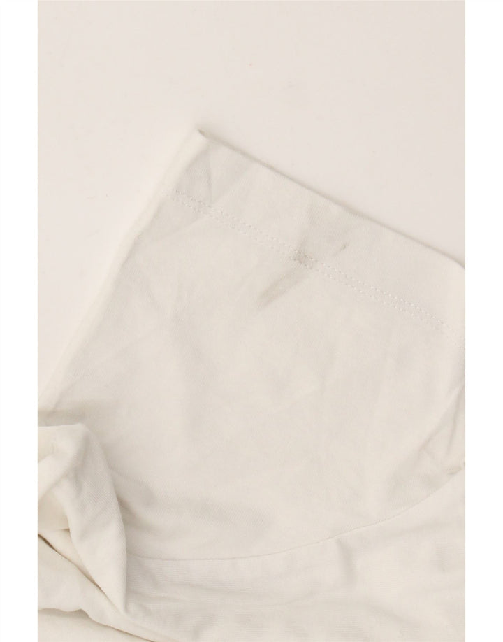 Camiseta feminina estampada Champion UK 12 médio branco