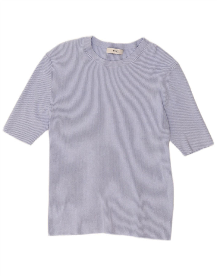 Camiseta feminina Marks & Spencer UK 6 XS azul