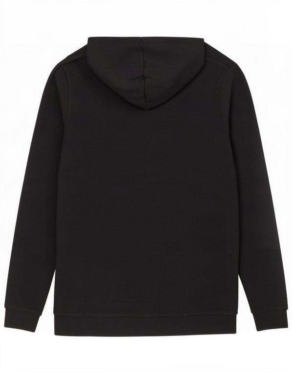 Suéter Jack & Jones Boys com capuz e zíper 15-16 anos algodão preto
