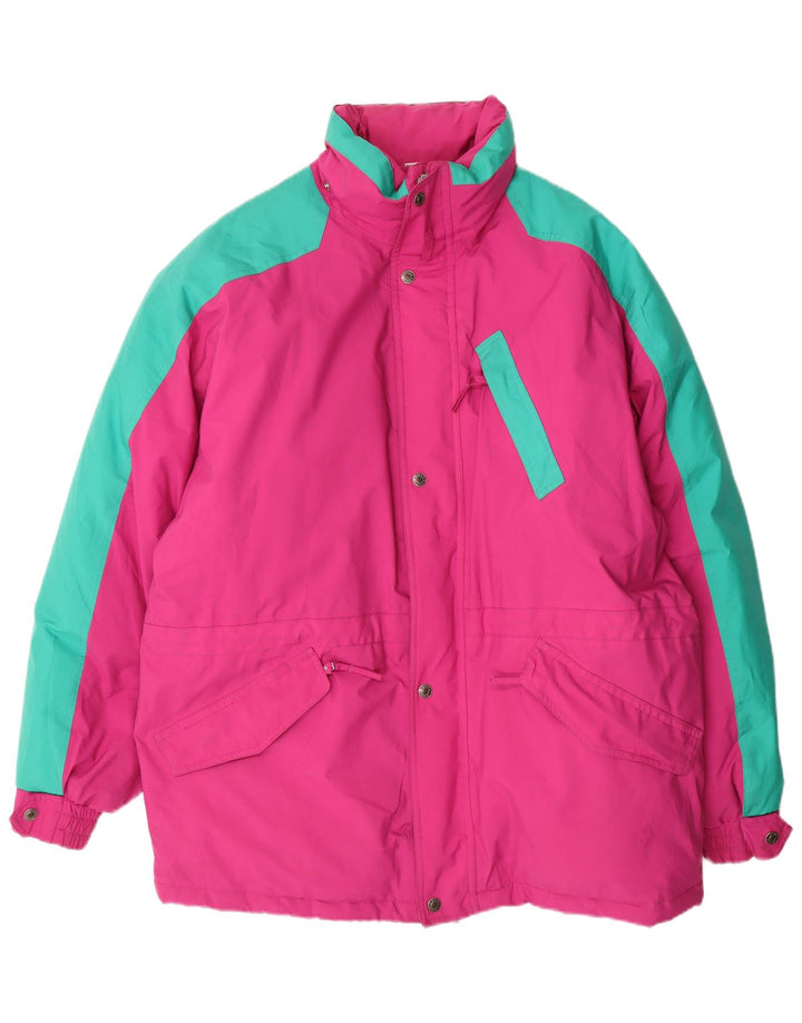 Jaqueta acolchoada masculina BAILO IT 50 grande poliamida colorblock rosa