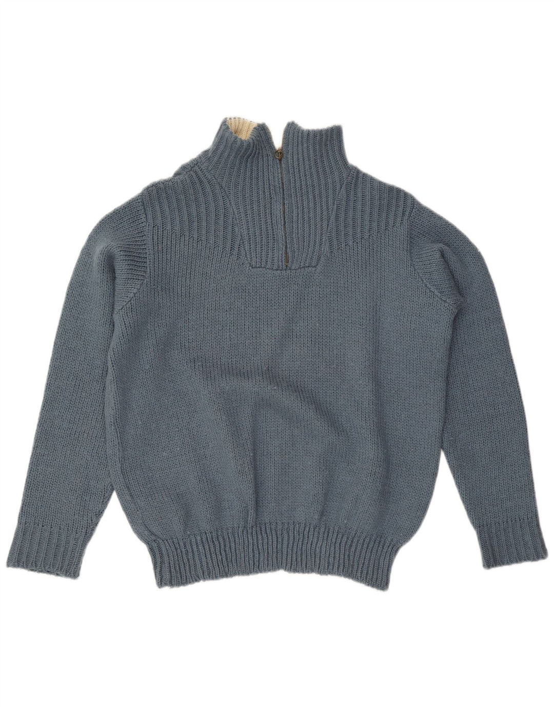 Suéter masculino Lee com zíper e gola 2XL azul acrílico