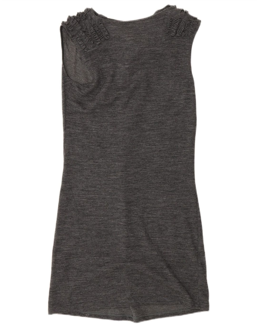 Liu Jo Vestido básico feminino sem mangas IT 40 Lã cinza pequena