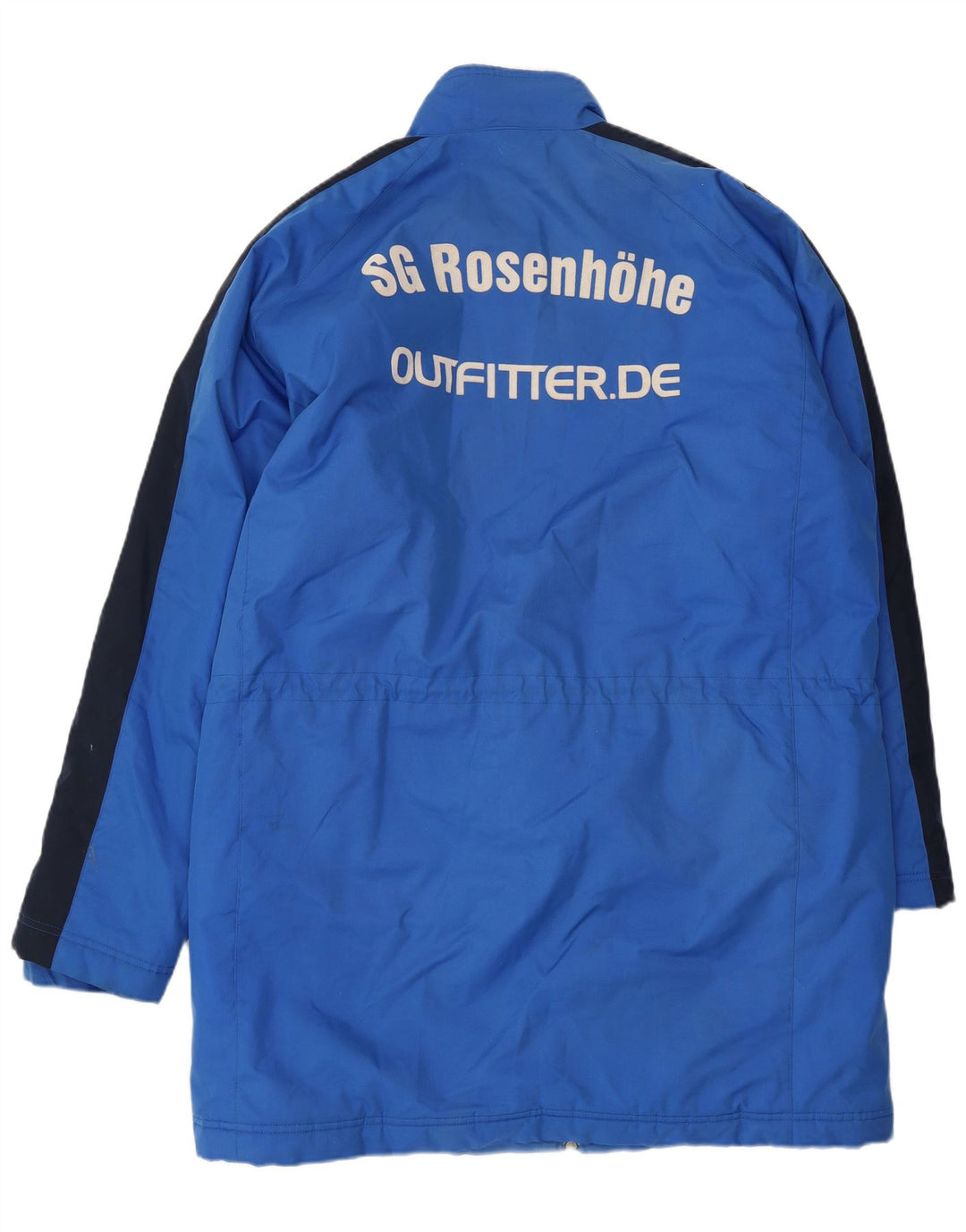 Casaco corta-vento gráfico masculino Nike UK 40 grande azul colorblock poliéster