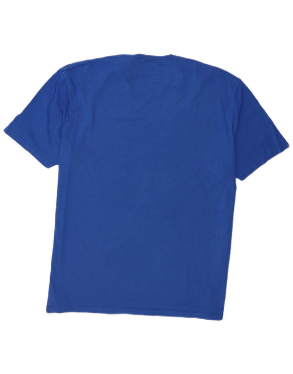 Camiseta gráfica masculina Hard Rock Cafe San Antonio Top 2XL algodão azul
