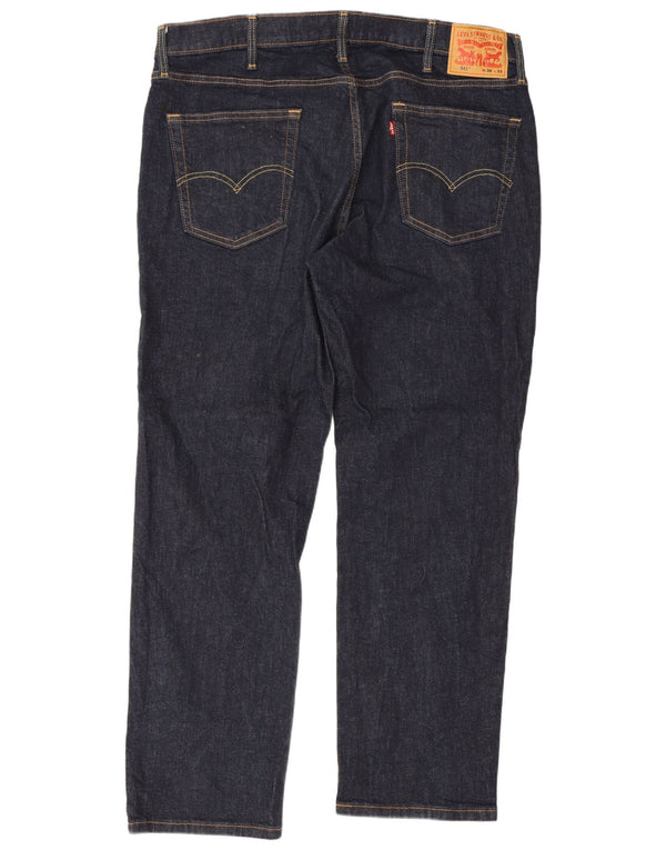 Levi's Masculino 541 Straight Jeans W38 L32 Azul Marinho Algodão