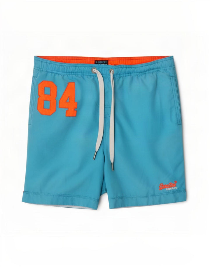 Calções de banho Superdry Mens Graphic XL azul poliéster