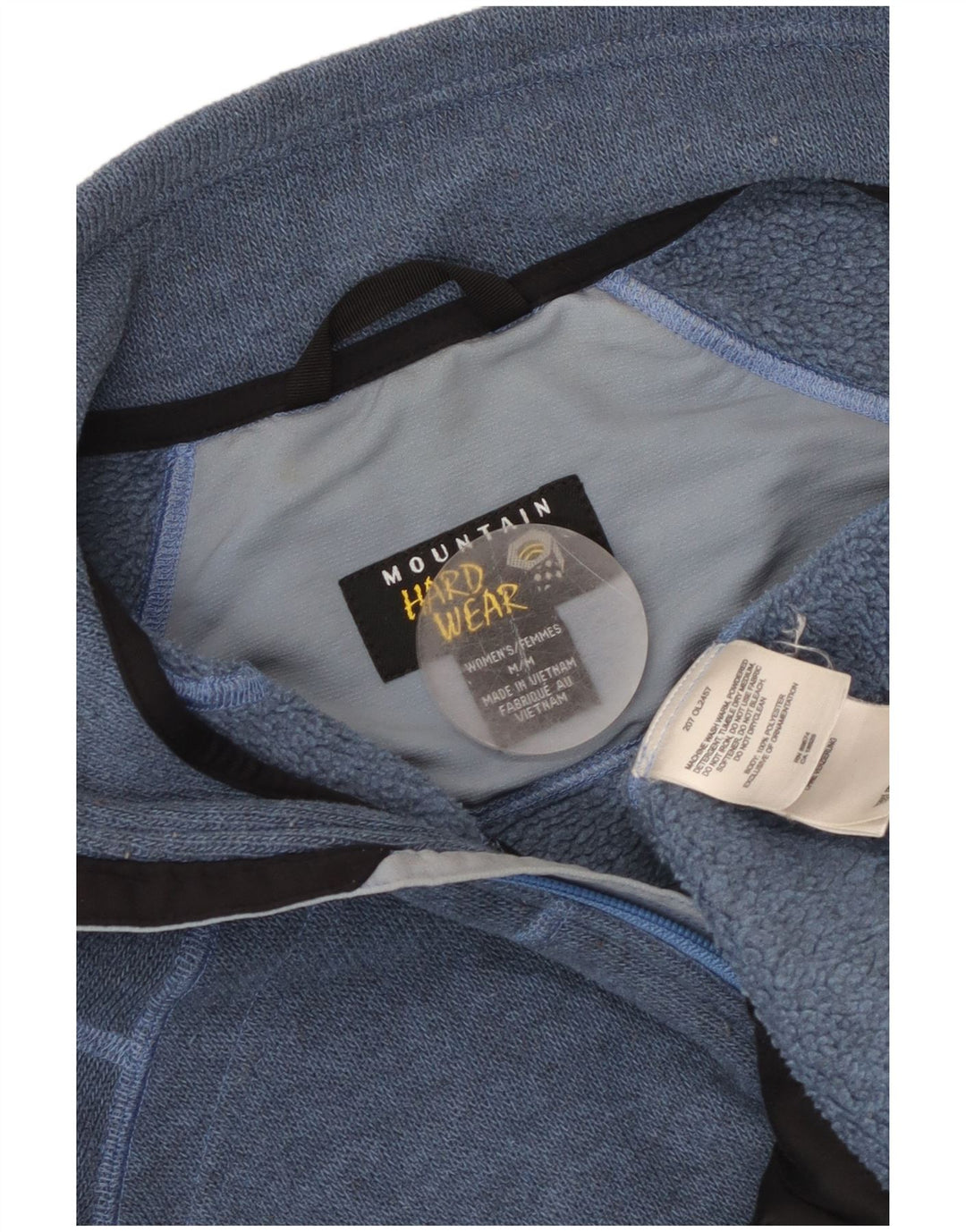 MOUNTAIN HARDWEAR Jaqueta feminina Polartec de treino UK 14 azul médio