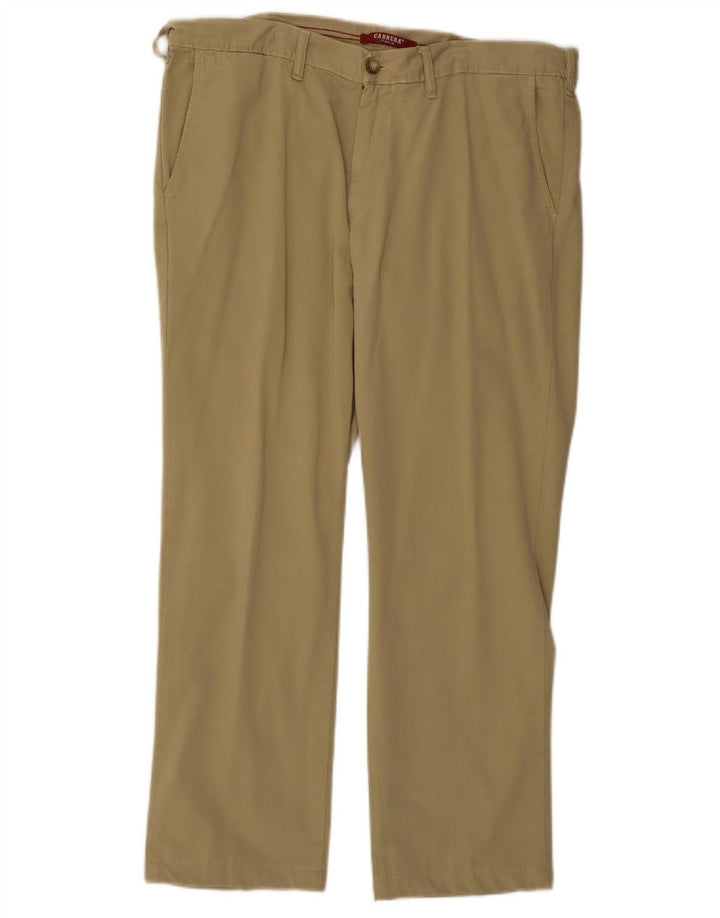 Calça Chino Masculina Reta CARRERA W40 L30 Algodão Bege
