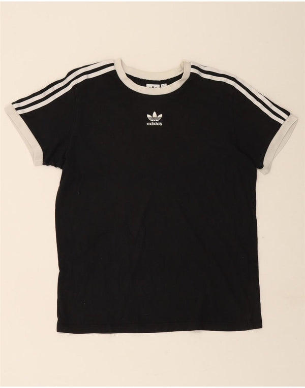 Camiseta Adidas Feminina Top UK 12 Médio Algodão Preto