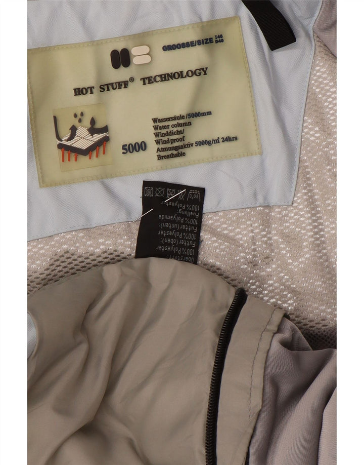 Revestimento de esqui das mulheres do destaque IT 46 grande poliéster azul de Colourblock