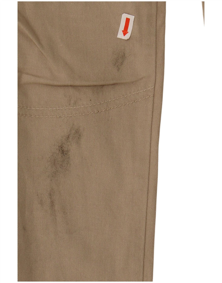 Calça cargo feminina reta BENETTON IT 42 médio W32 L30 algodão bege