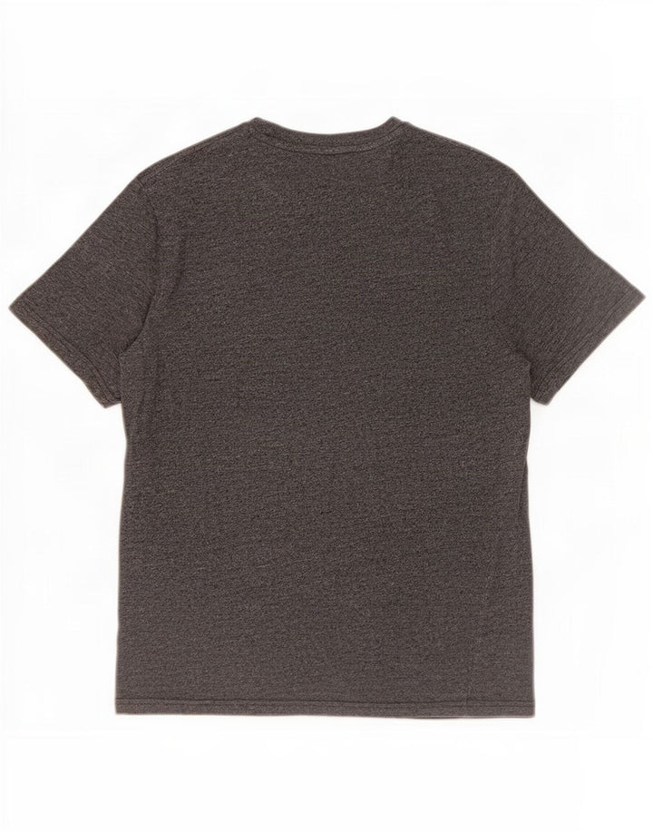 Camiseta masculina estampada Champion grande cinza manchado