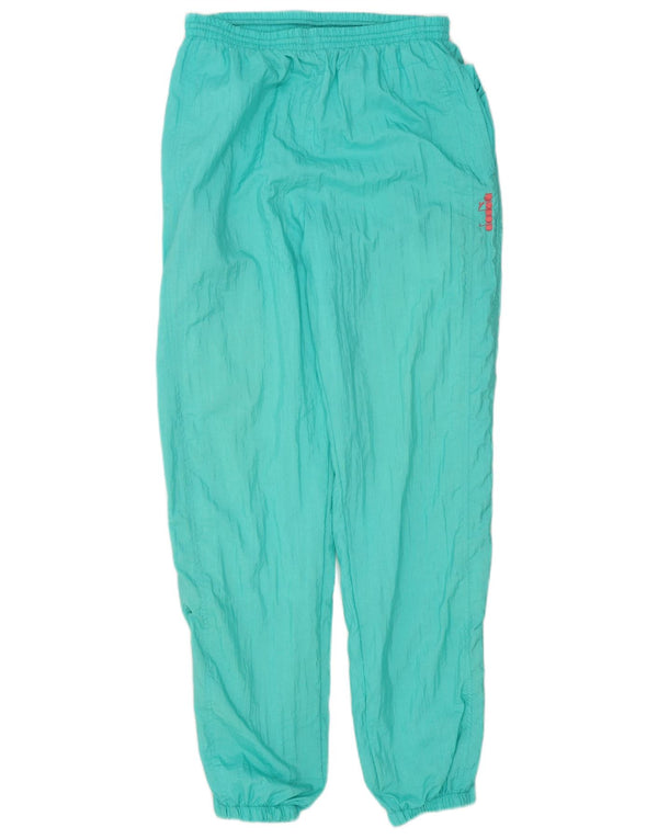 Calça de treino feminina Diadora Joggers UK 14 médio turquesa poliamida