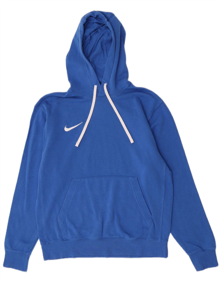 Nike Mens Hoodie Jumper Médio Algodão Azul