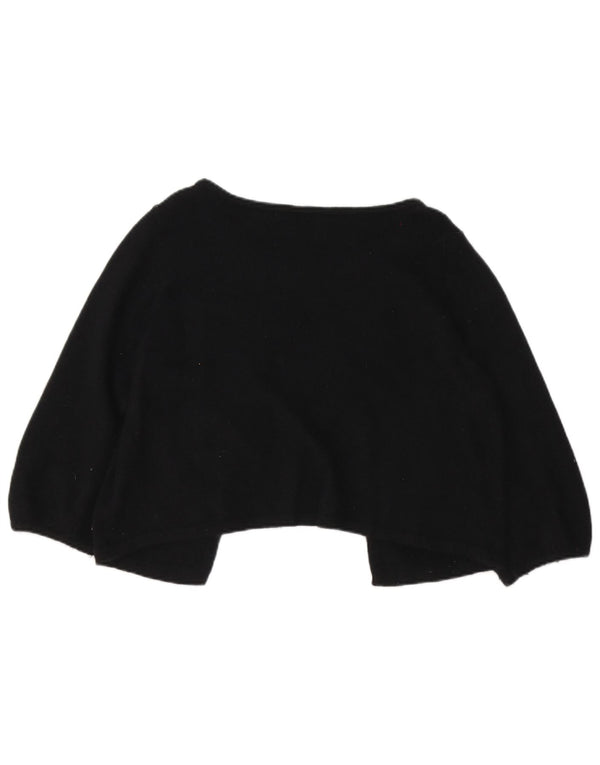 Marks & Spencer Autograph Bolero Jumper feminino Reino Unido 16 grande angorá preto