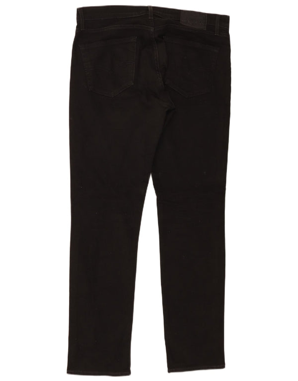 Levi's Masculino 511 Slim Jeans W34 L32 Algodão Preto
