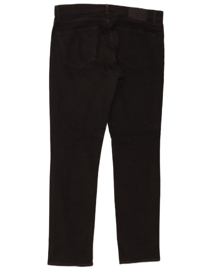 Levi's Masculino 511 Slim Jeans W34 L32 Algodão Preto