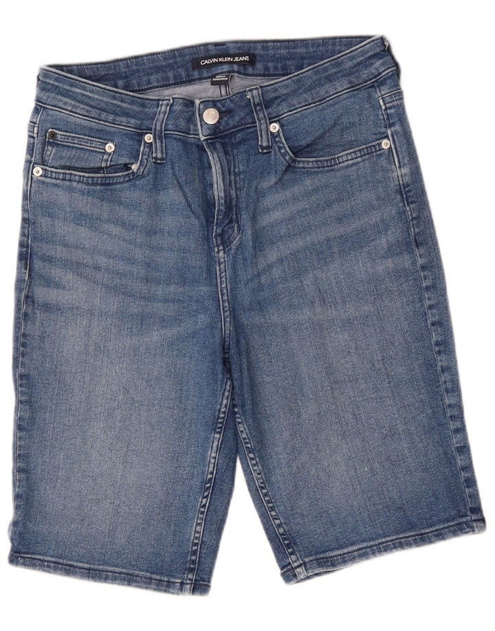 Bermuda jeans masculina Calvin Klein 9-10 anos W28 algodão azul