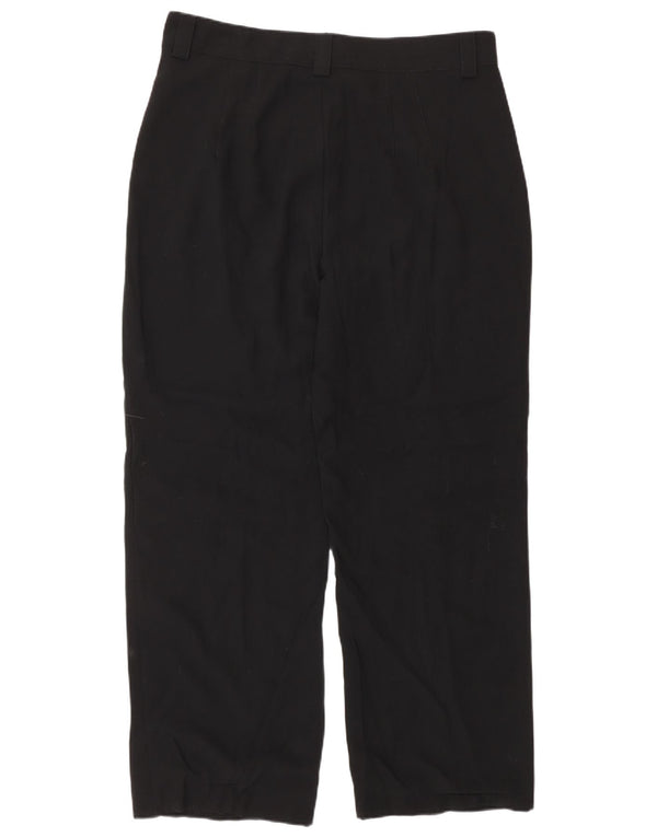 Zara Calça feminina casual cônica XL W32 L29 preta clássica
