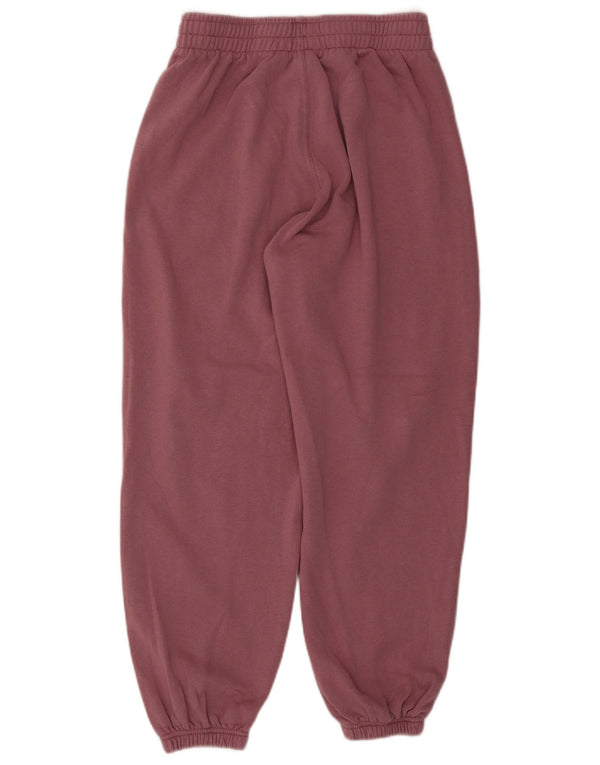 Adidas Womens Tracksuit Trousers Joggers UK 12/14 Medium Pink Cotton