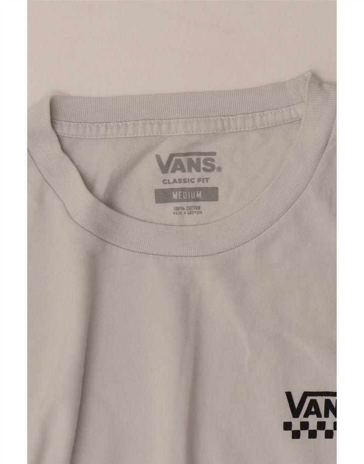Camiseta masculina Vans Classic Fit Top cinza médio algodão