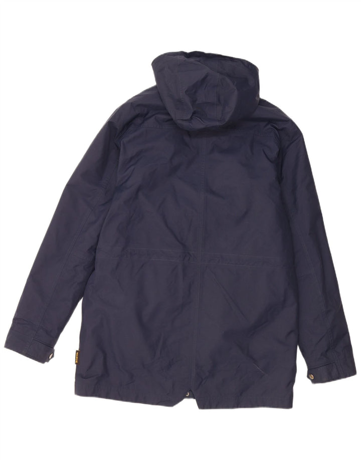 Casaco corta-vento com capuz JACK WOLFSKIN para meninos 15-16 anos azul marinho poliamida