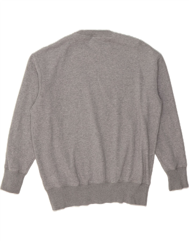 NIKE Mens Oversized Sweatshirt Jumper XS Grey Cotton Vintage Nike and Second-Hand Nike from Messina Hembry 