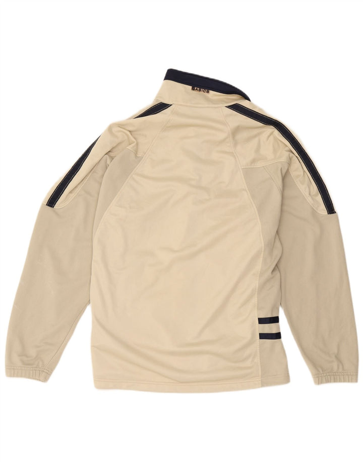Jaqueta Asics Mens Tracksuit Top XL Bege Colourblock