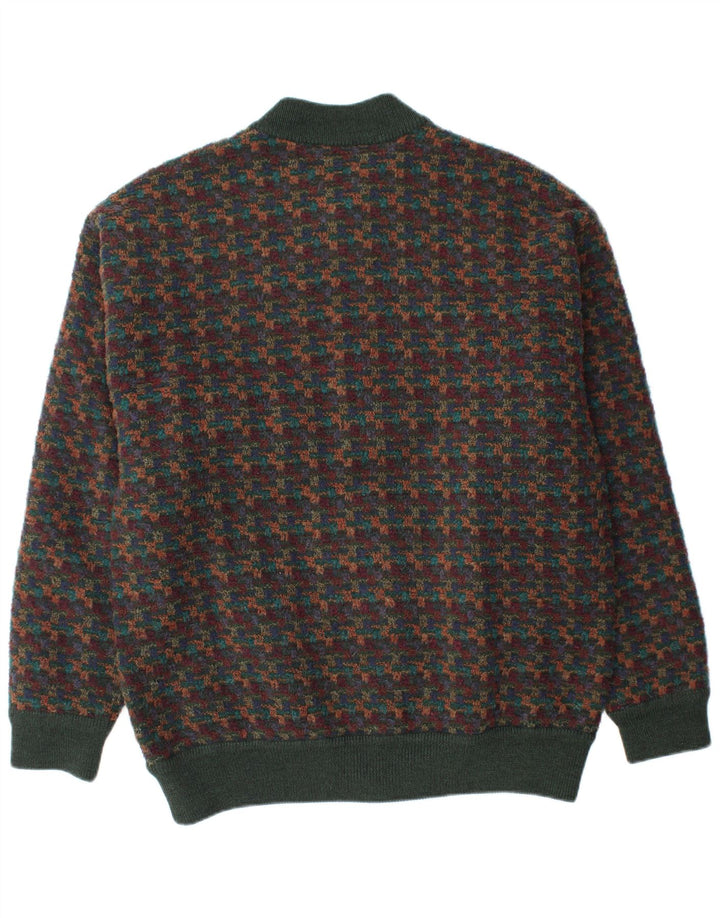 Suéter cardigã masculino DALMINE IT 56 2XL acrílico geométrico multicolorido