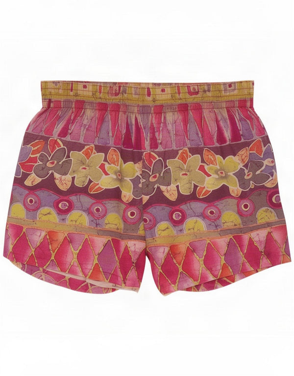 Byblos Womens Shorts IT 50 XL Multicolor Floral Beach