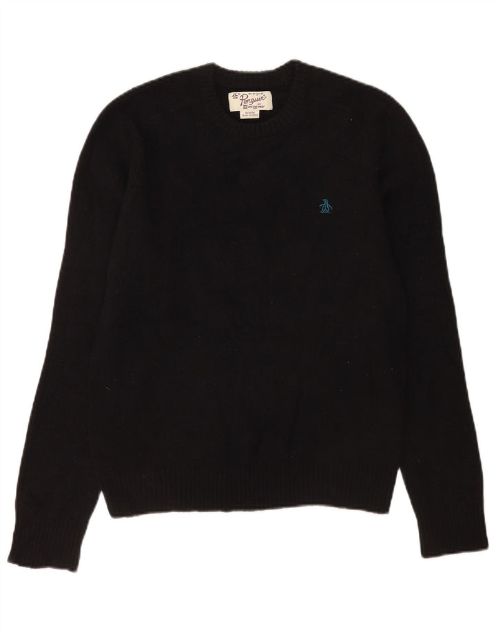Bolero feminino Penguin UK 12 lã de cordeiro preta média