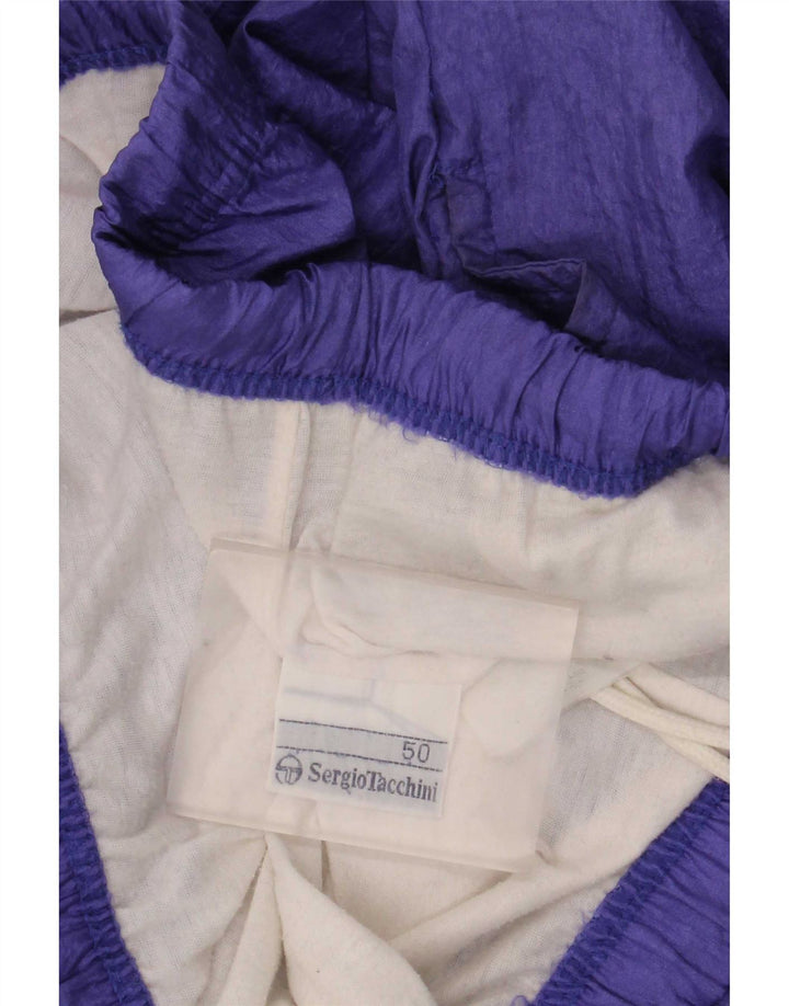 Sergio Tacchini Calça de treino masculina Joggers IT 50 Médio Roxo