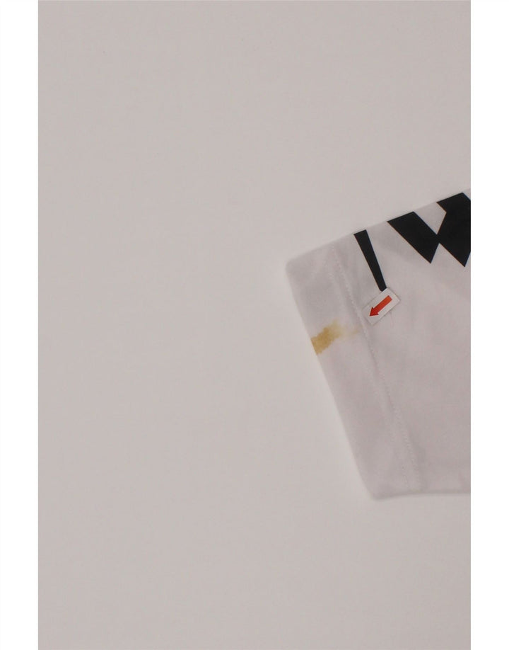 Camiseta gráfica LOTTO Boys Top 5-6 anos 2XS Azul marinho Colorblock