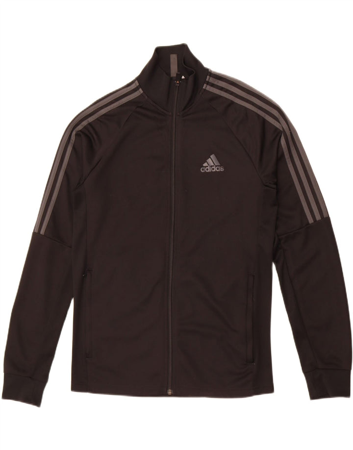 Adidas Mens Aeroready Tracksuit Top Jacket UK 38/40 Médio Preto Poliéster