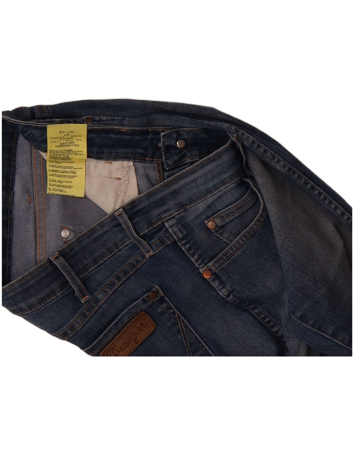 WRANGLER Masculino Lia Slim Jeans W31 L30 Azul Algodão