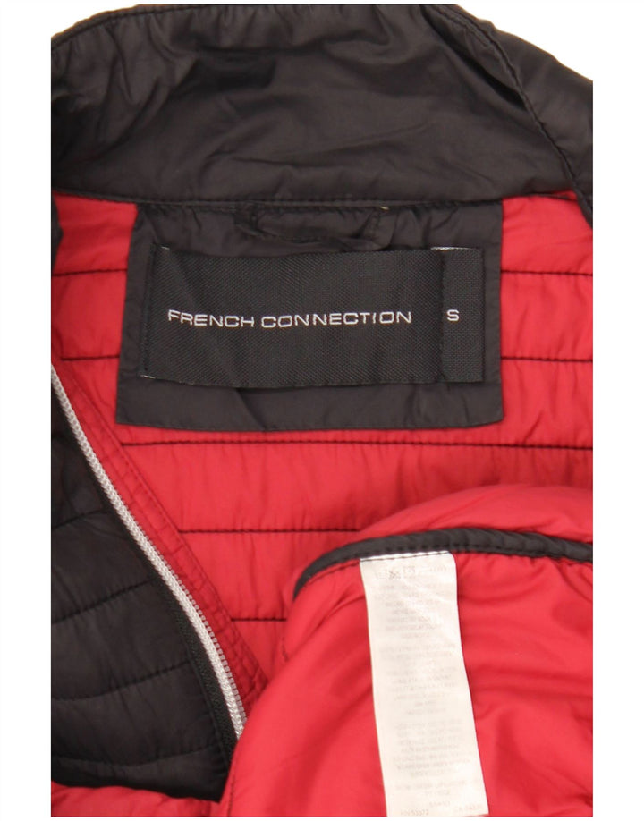 Casaco acolchoado masculino French Connection UK 36 poliamida preta pequena