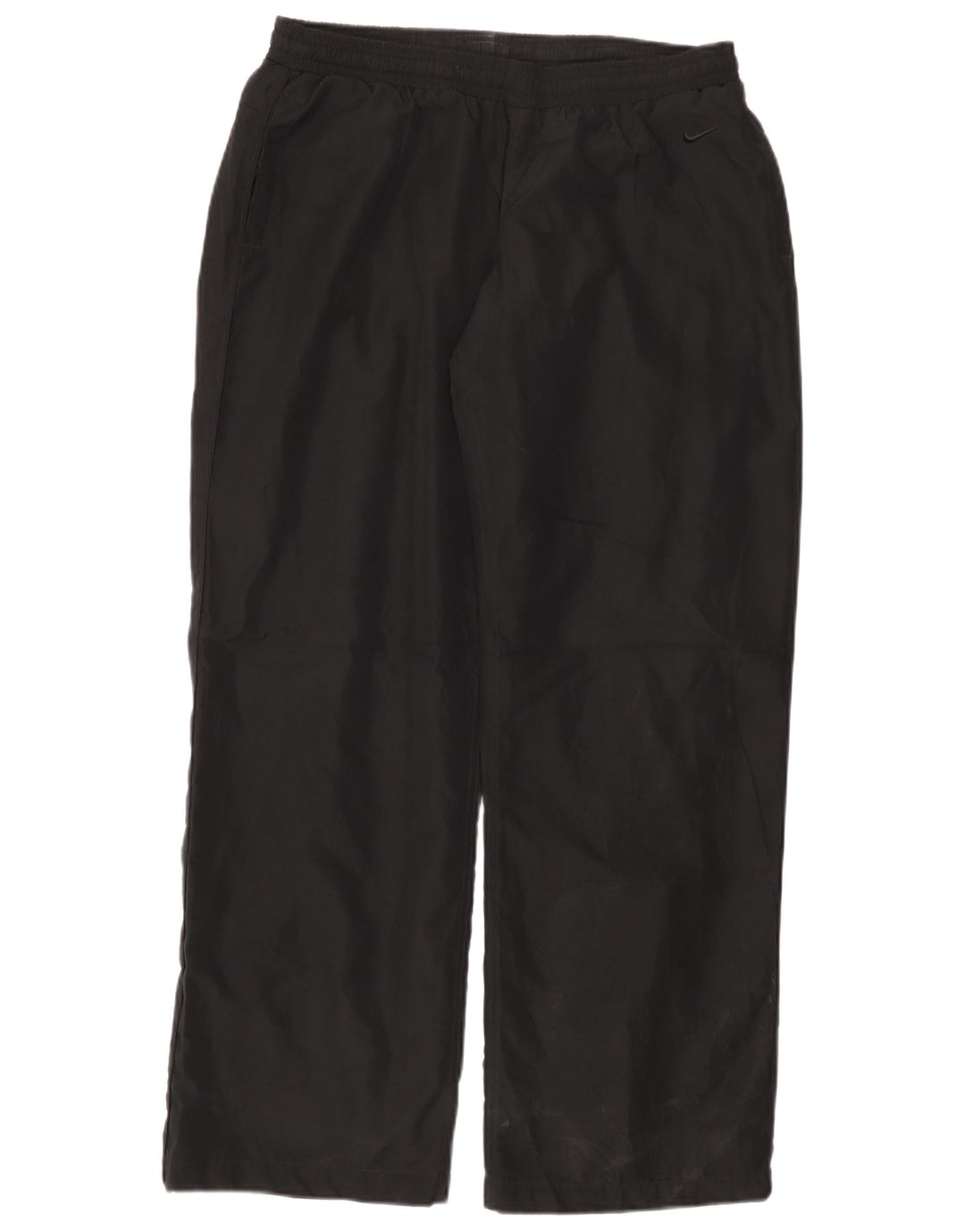 Calça de treino feminina NIKE UK 14 grande poliéster preto