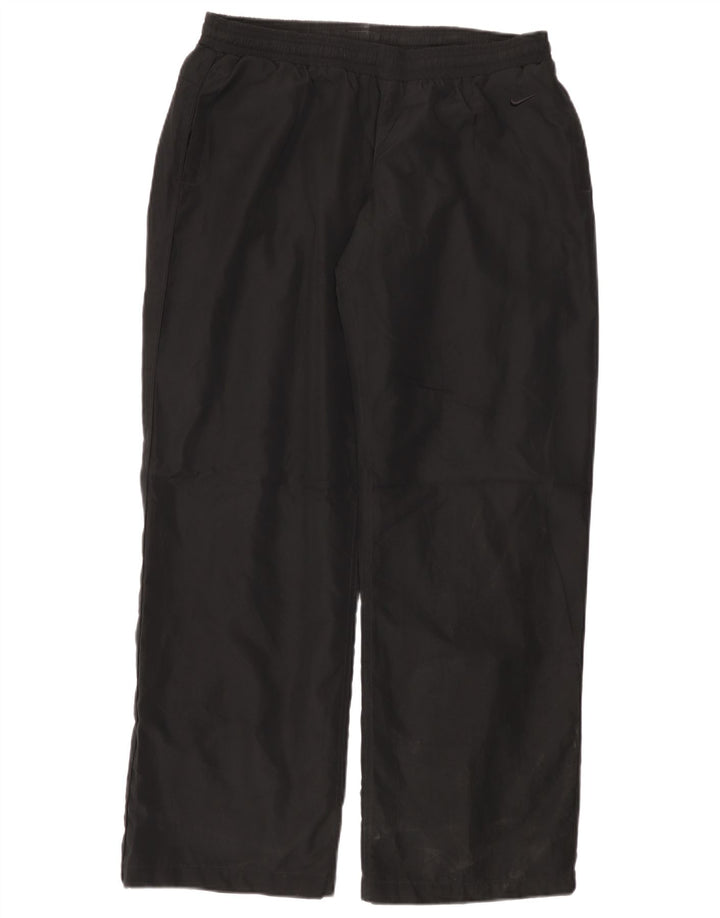 Calça de treino feminina NIKE UK 14 grande poliéster preto