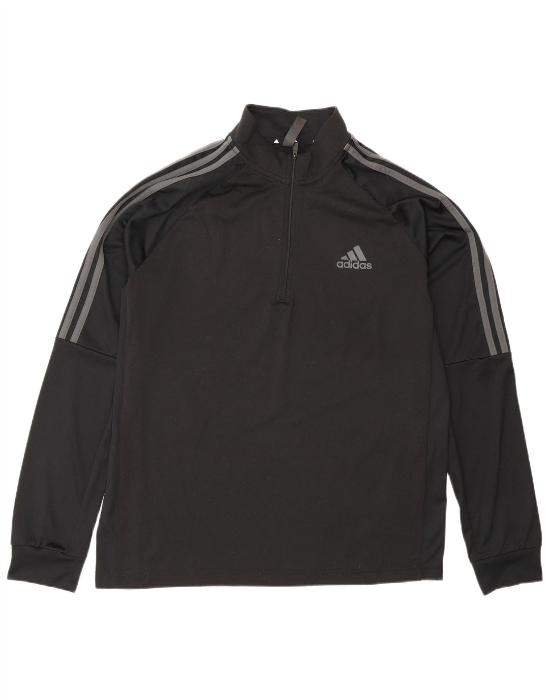 Adidas Mens Pulôver Treino Top Grande Poliéster Preto
