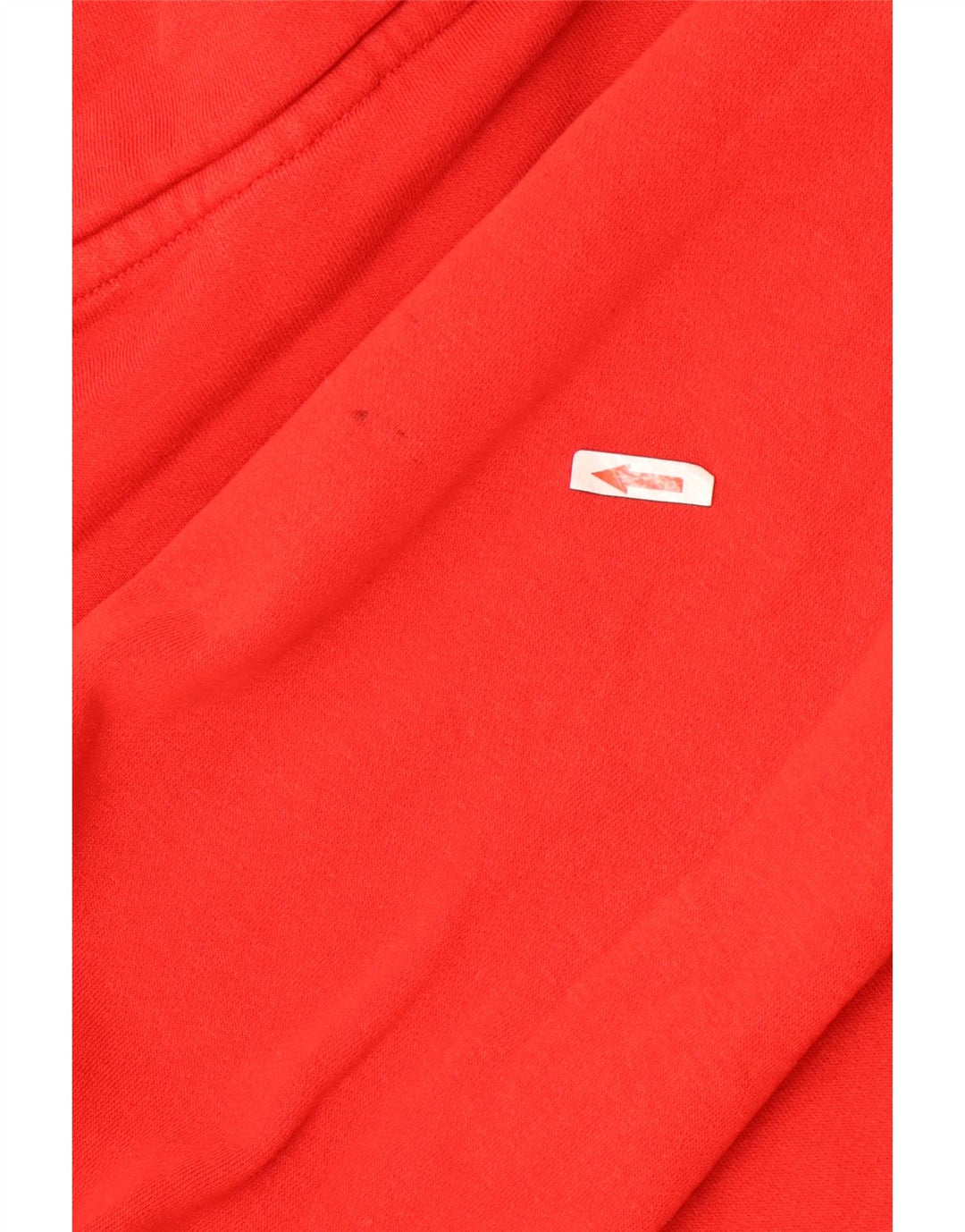 NIKE Mens Hoodie Jumper Médio Algodão Vermelho