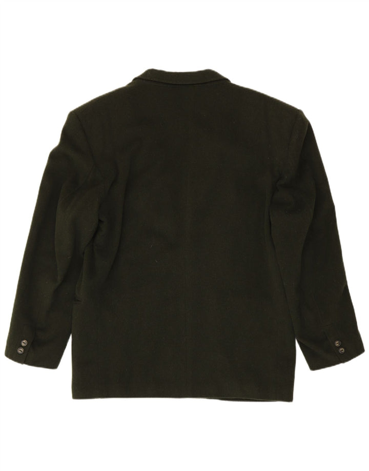 MARLBORO CLASSICS Jaqueta blazer masculina de 2 botões UE 50 grande lã verde