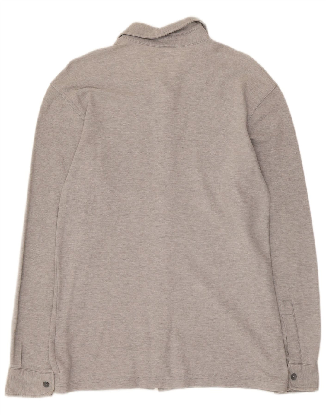 Camisa masculina Calvin Klein Jeans grande algodão manchado cinza