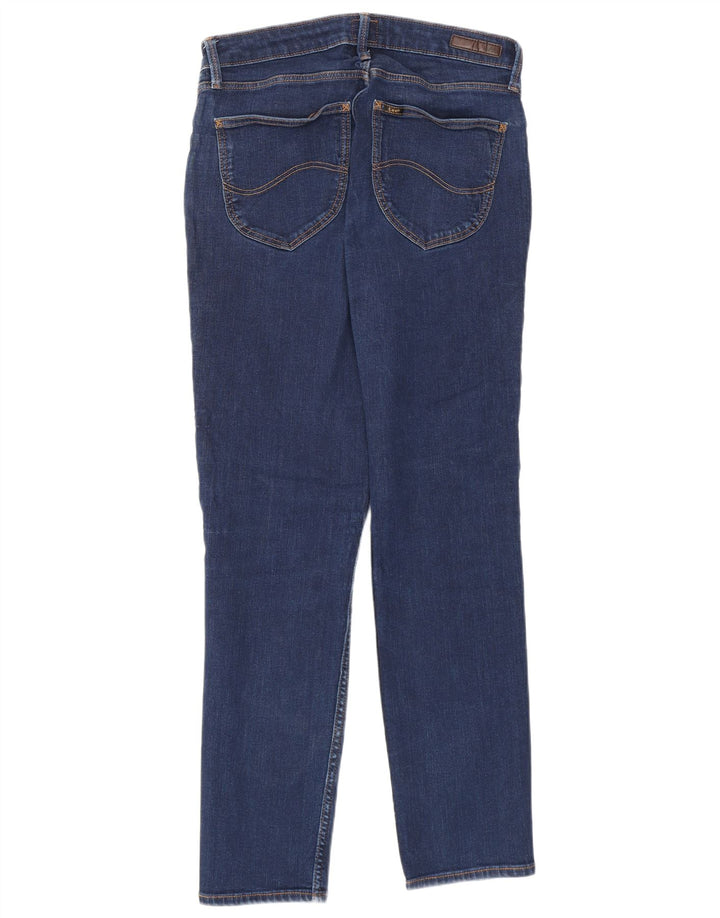 Lee Womens Elly Slim Jeans W30 L29 Azul Marinho Algodão