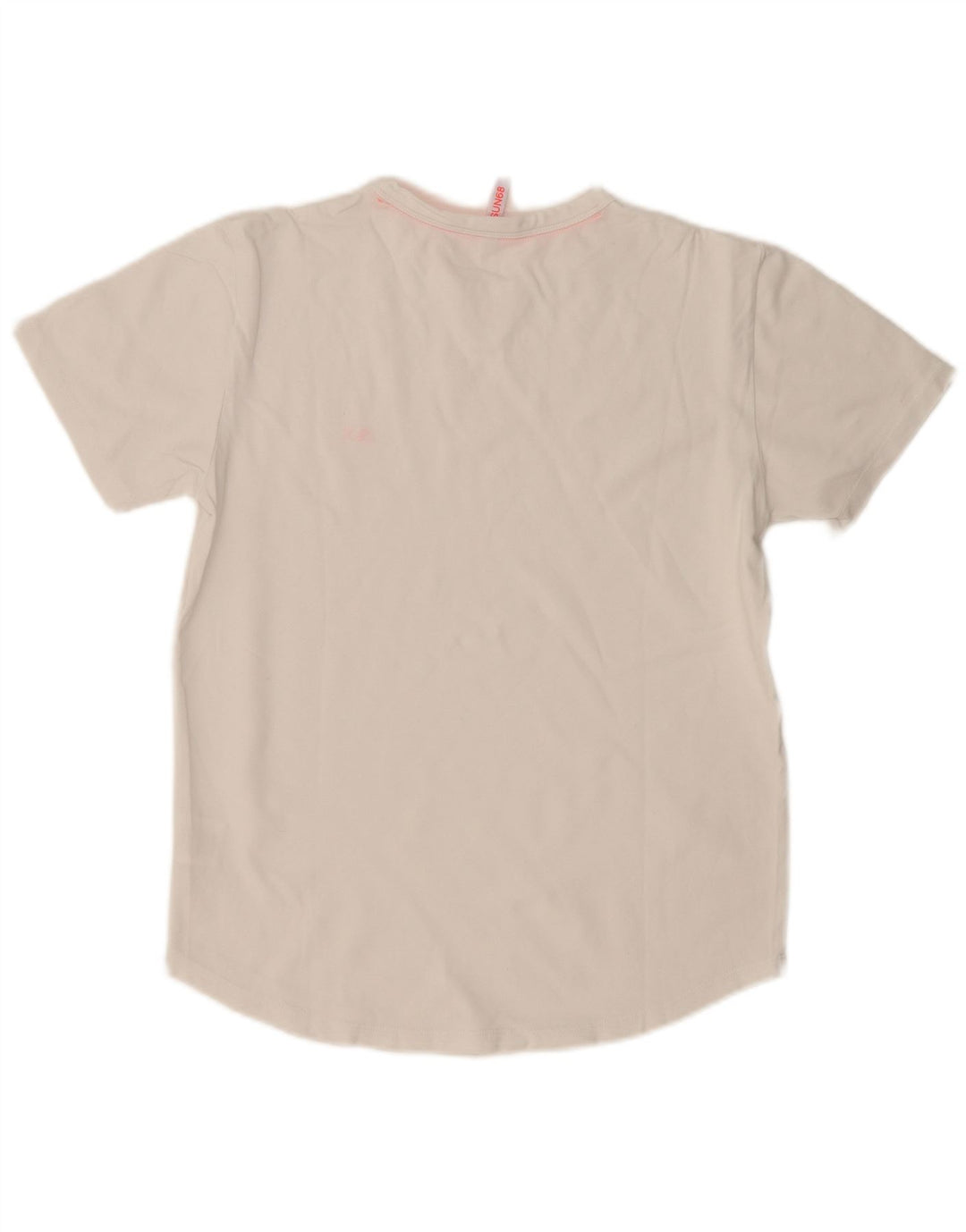 Camiseta masculina SUN68 Top médio algodão branco