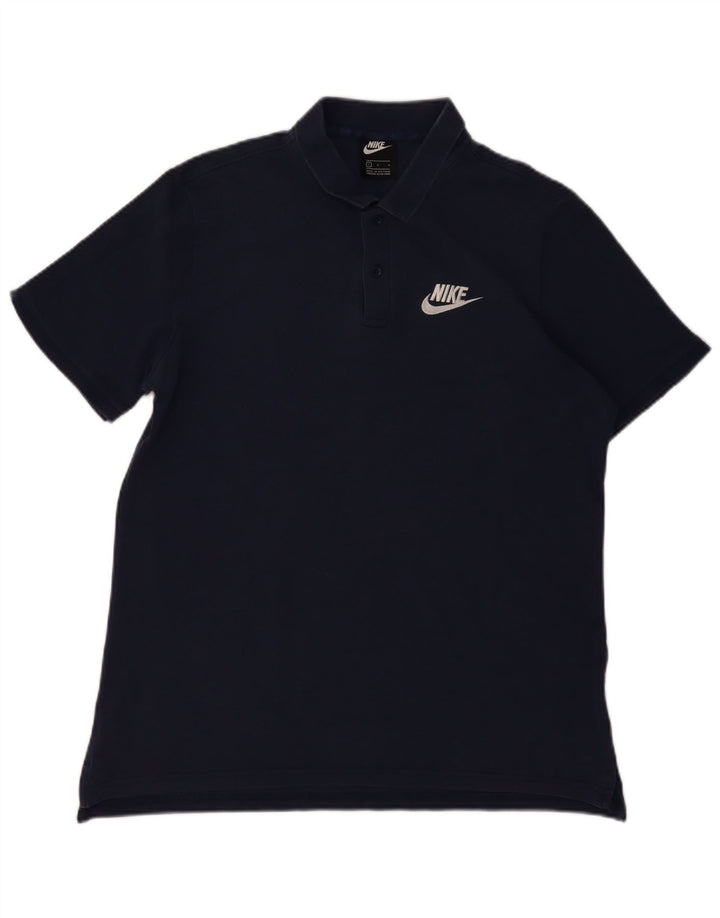 Camisa polo masculina NIKE grande azul marinho
