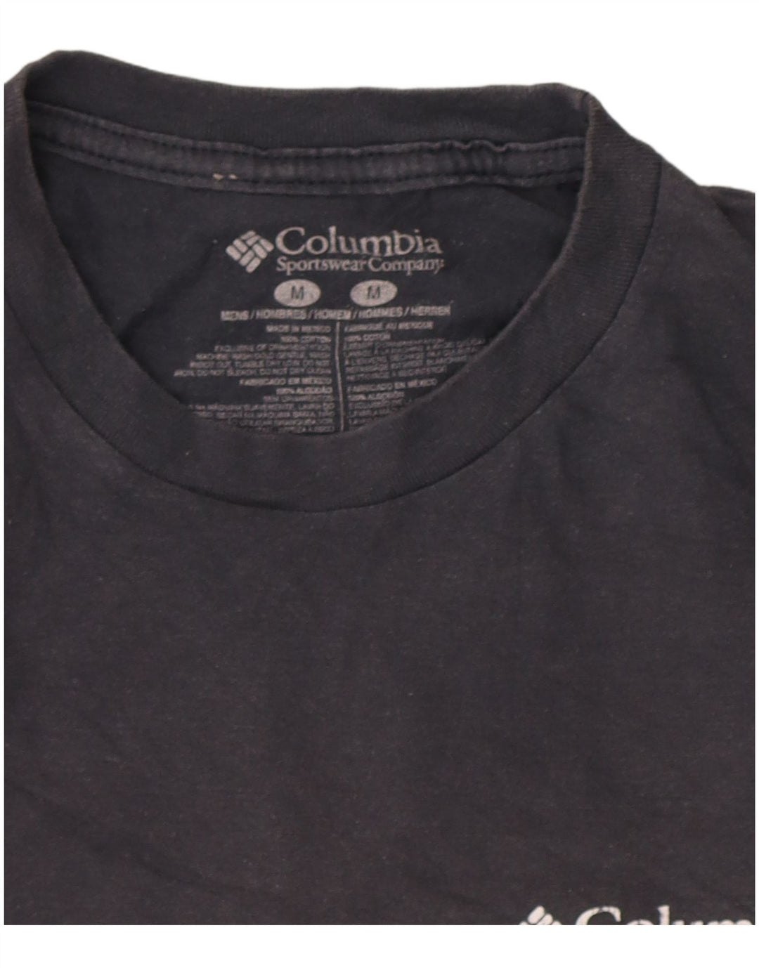 Camiseta Columbia Masculina Graphic Top Cinza Médio Algodão