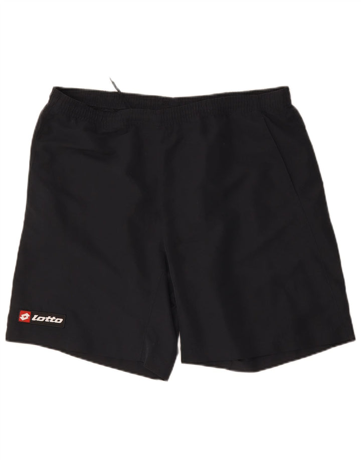 Lotto Mens Sport Shorts Grande Poliéster Azul Marinho