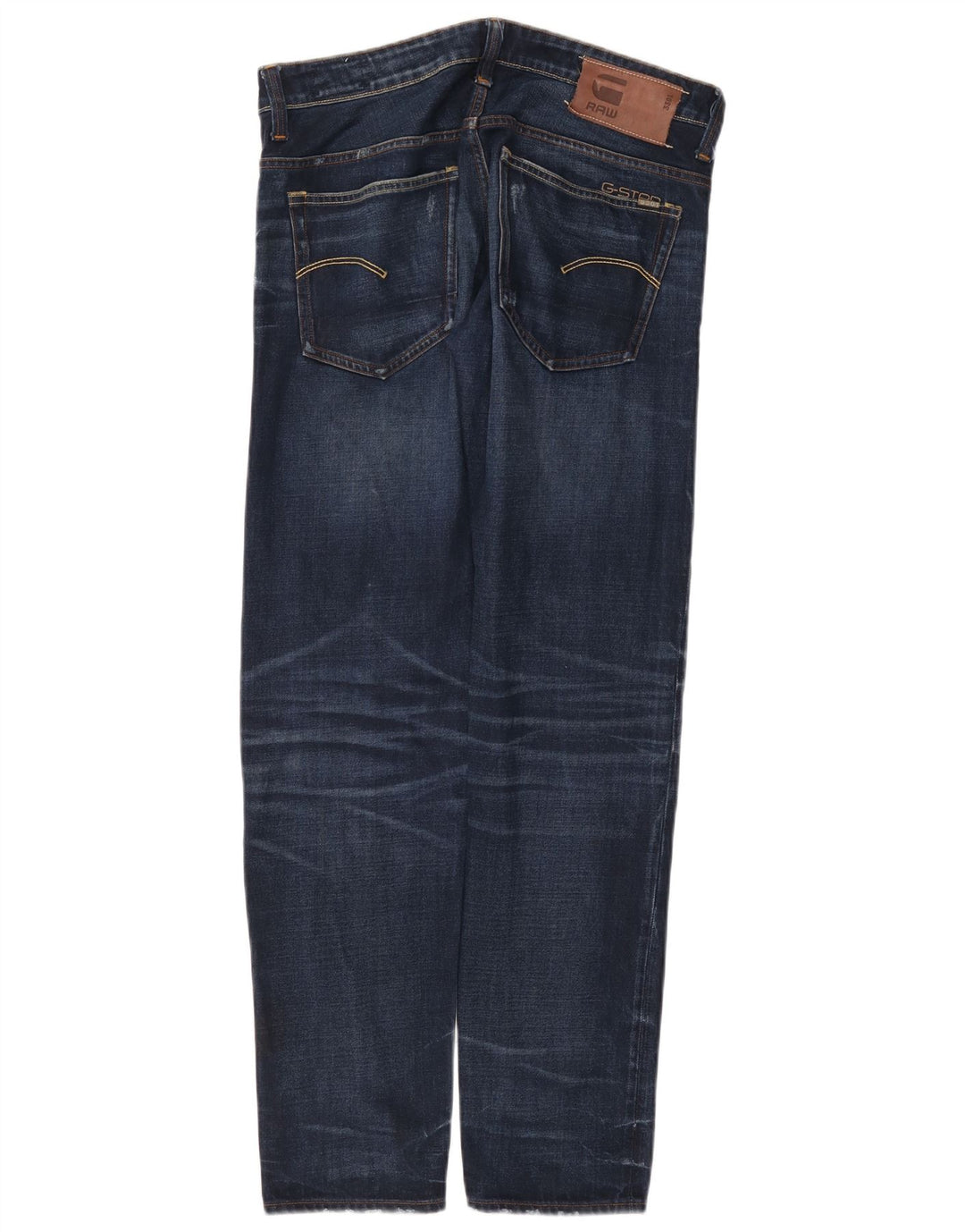 G-Star Mens Slim Jeans W32 L32 Azul Marinho Algodão