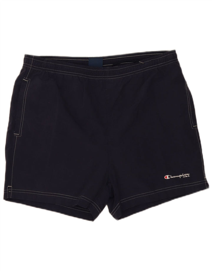 Shorts de natação masculino CHAMPION XL azul marinho poliamida