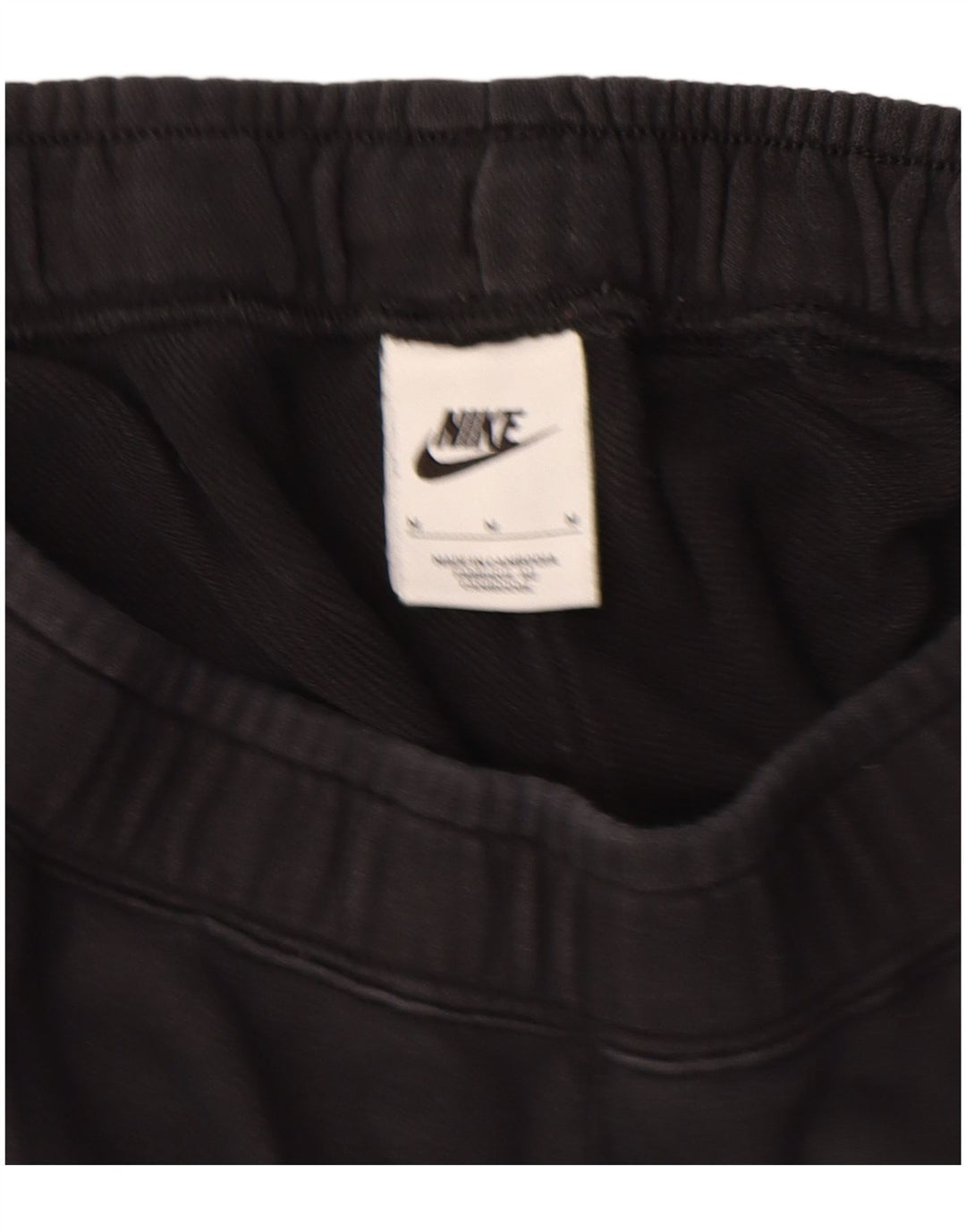 Shorts esportivos gráficos masculinos Nike médio algodão preto